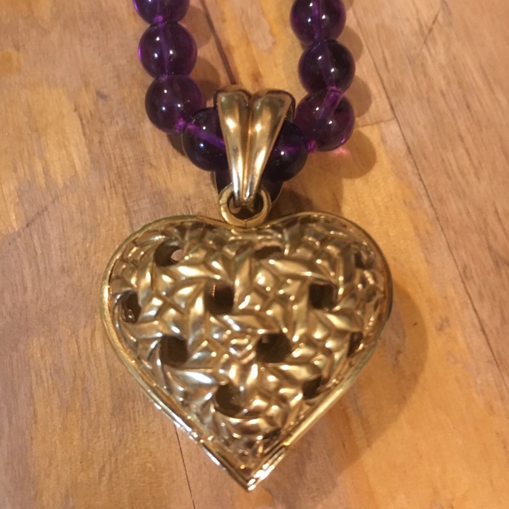 44g 10k Gold Heart Pendant